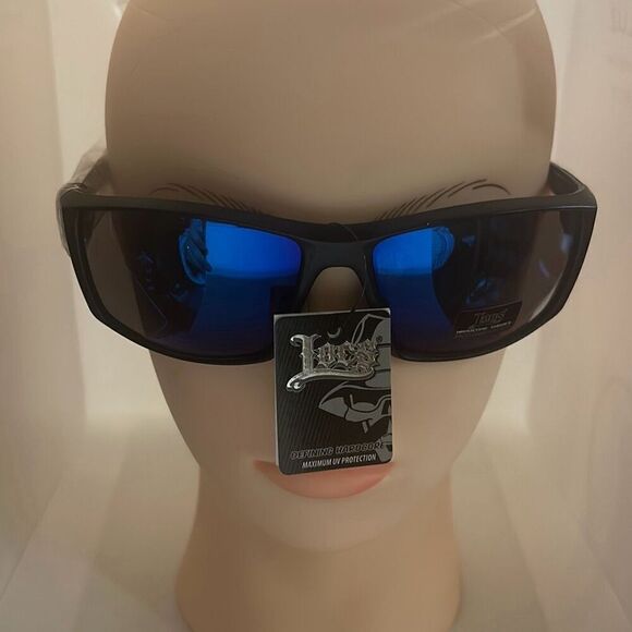 Locs Mens Mirrored Hardcore Sunglasses - Picture 4 of 4